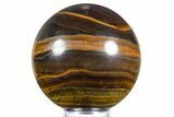 Polished Tiger's Eye Sphere - Top Quality #352472-1